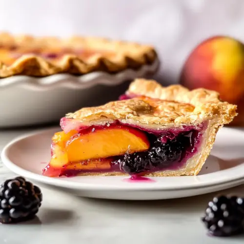 Blackberry Peach Pie
