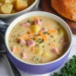 Cheesy Ham and Potato Soup