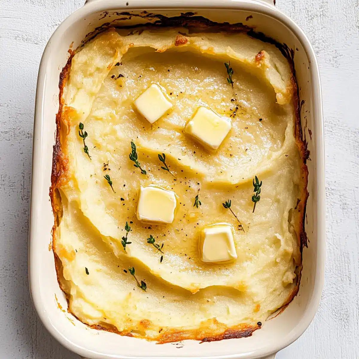 Creamiest Baked Mashed Potatoes