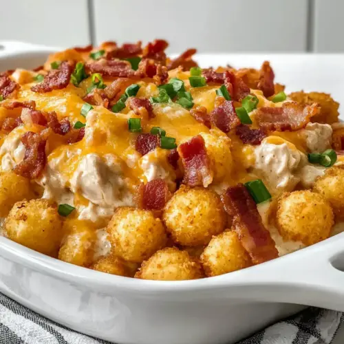 Crockpot Ranch Bacon Chicken Tater Tot BakeGenius Tweaks