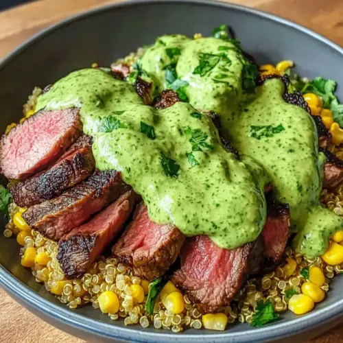 Delightful Steak Avocado Corn Bowl