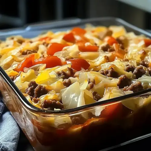 Easy Savory Cabbage Beef Bake Recipe for Beginners