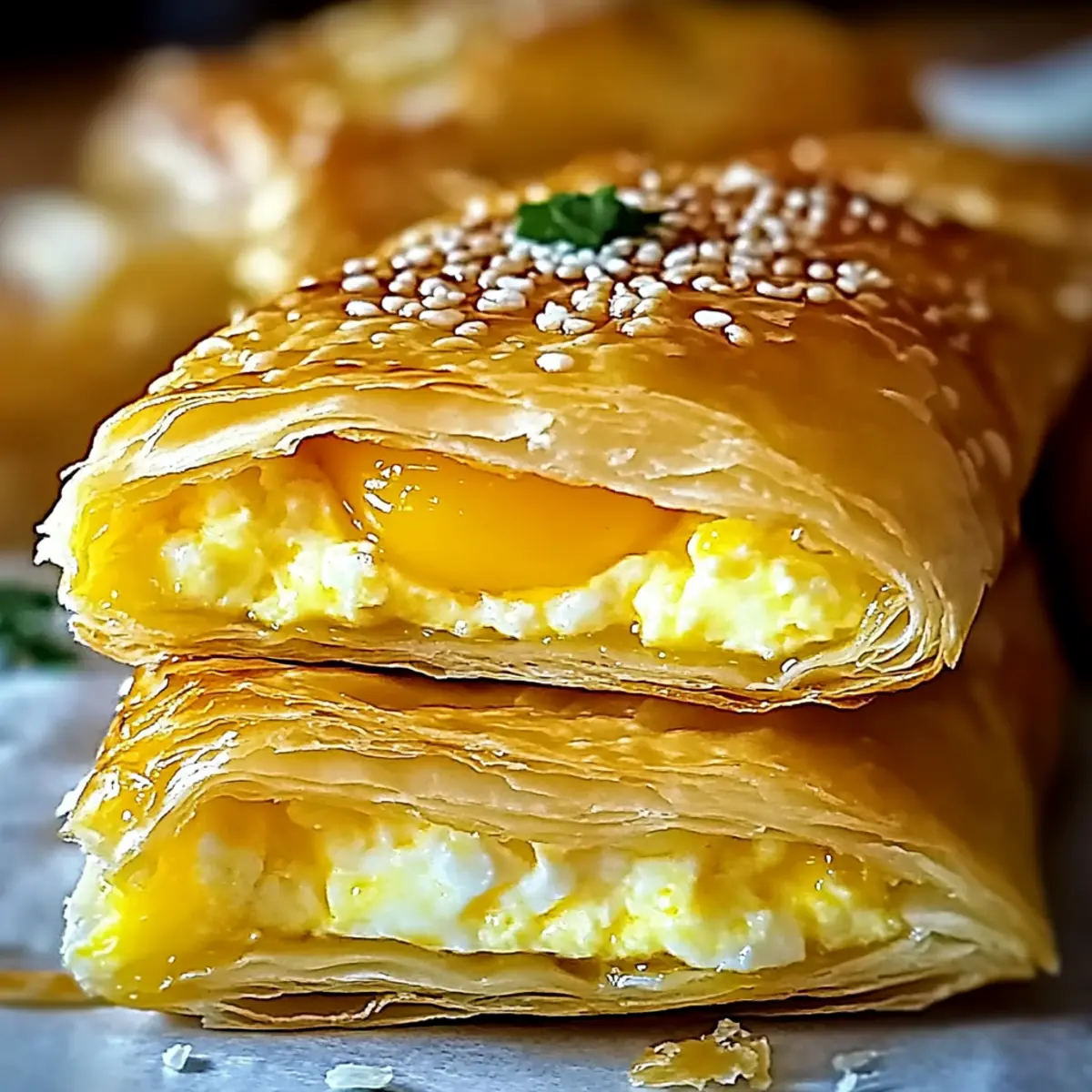 Handheld Egg and Cheese Treats