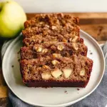 Moist Apple Bread Recipe with Cinnamon Walnut Crunch
