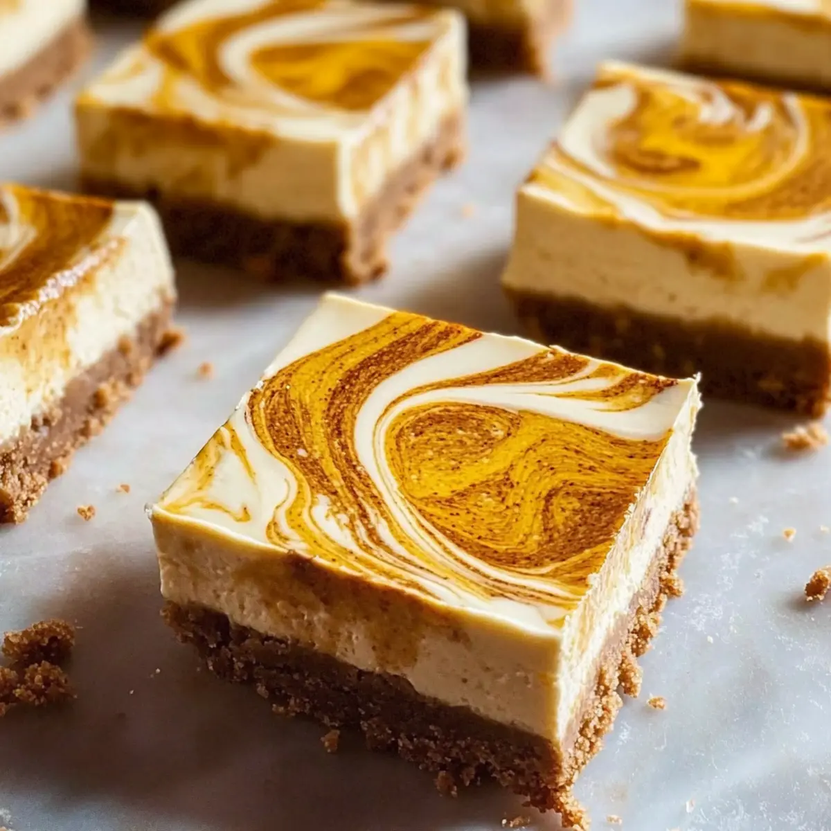 Pumpkin Spice Cheesecake Bars