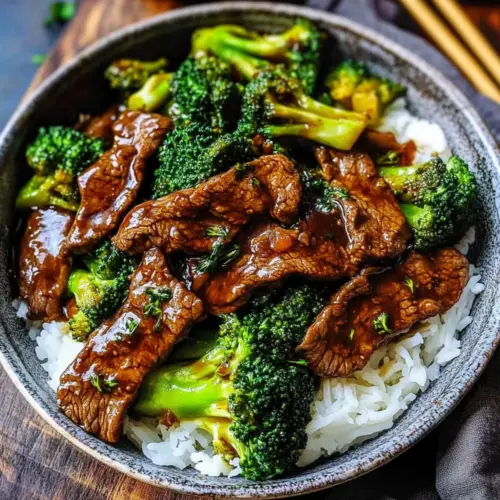 Savory Beef Broccoli