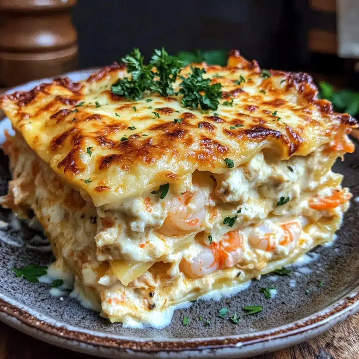 Shrimp Crab Lasagna