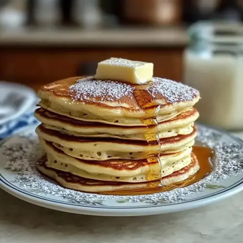 Vanilla Cinnamon Buttermilk Pancakes