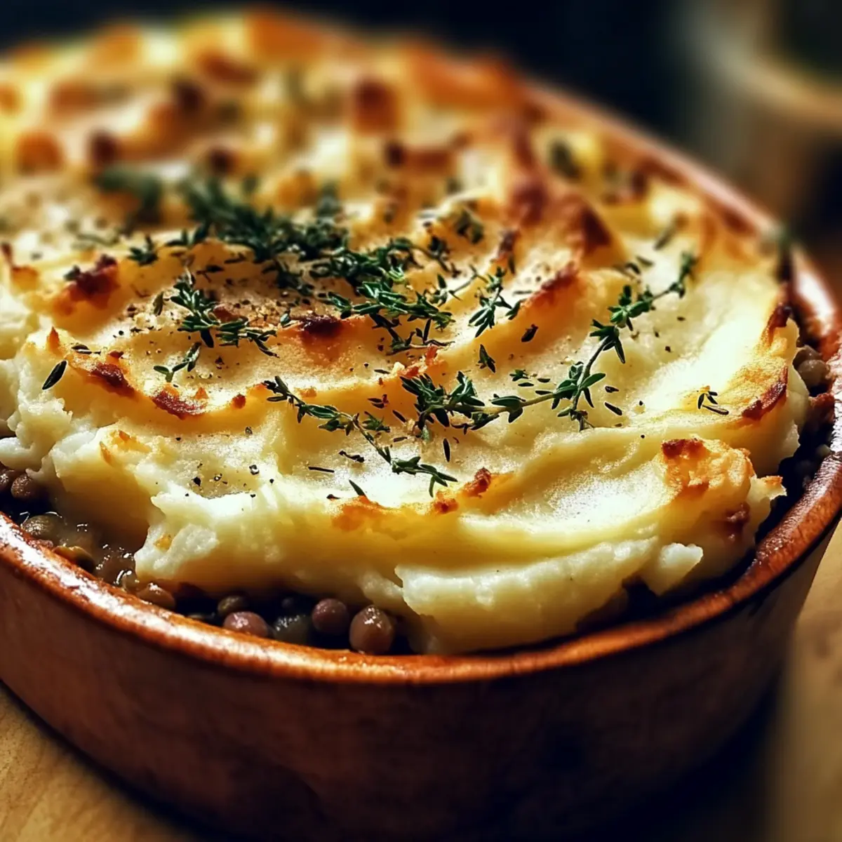 Vegetarian Lentil Shepherd’s Pie