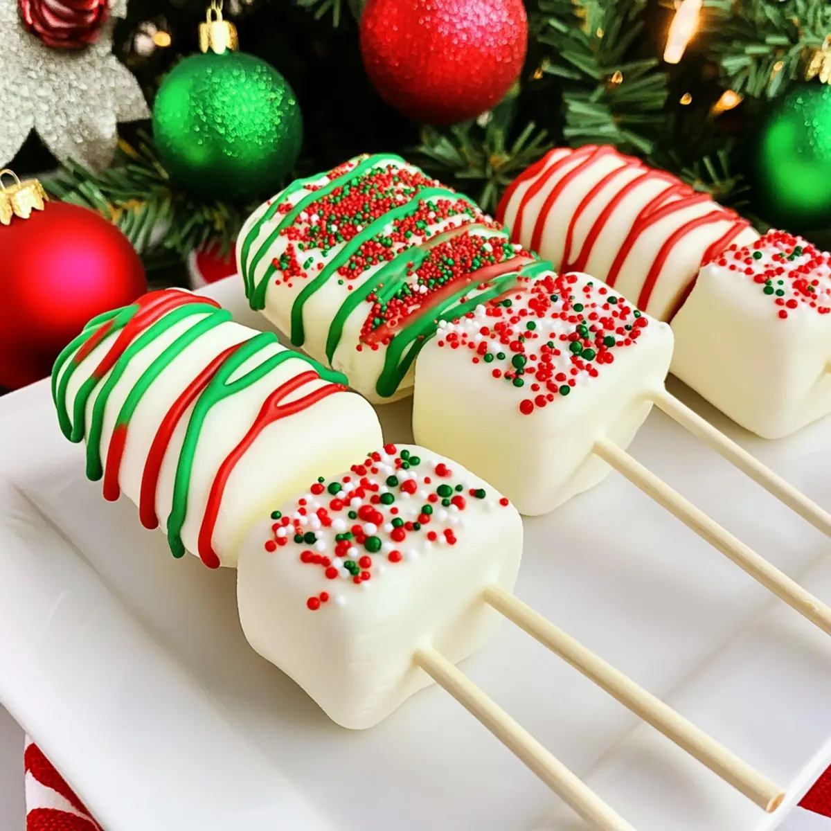 White Chocolate Marshmallow Pops