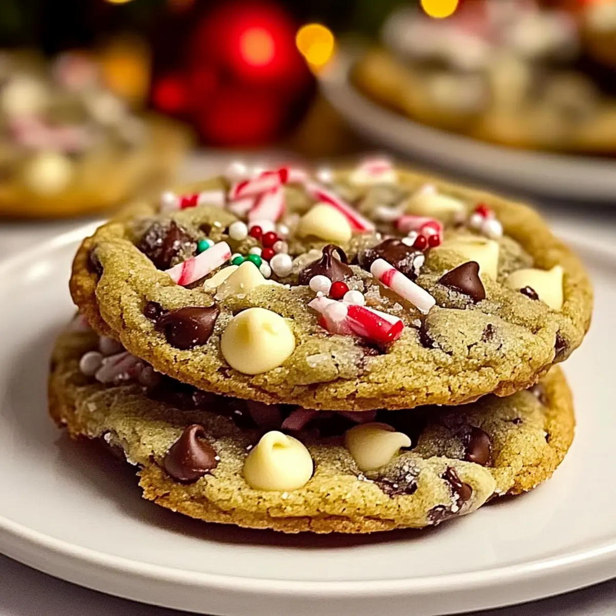Winter Wonderland Chocolate Chip Christmas Cookies