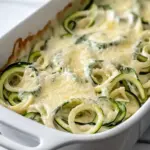 Zucchini Noodle Alfredo Bake