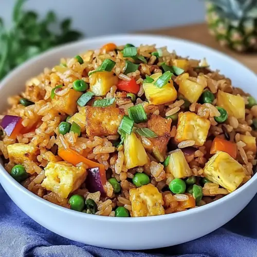 Vegetarian Pineapple Fried Rice