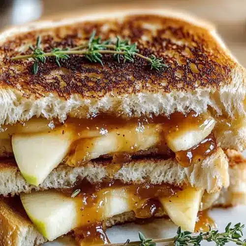 Apple Butter Brie Grilled Cheese