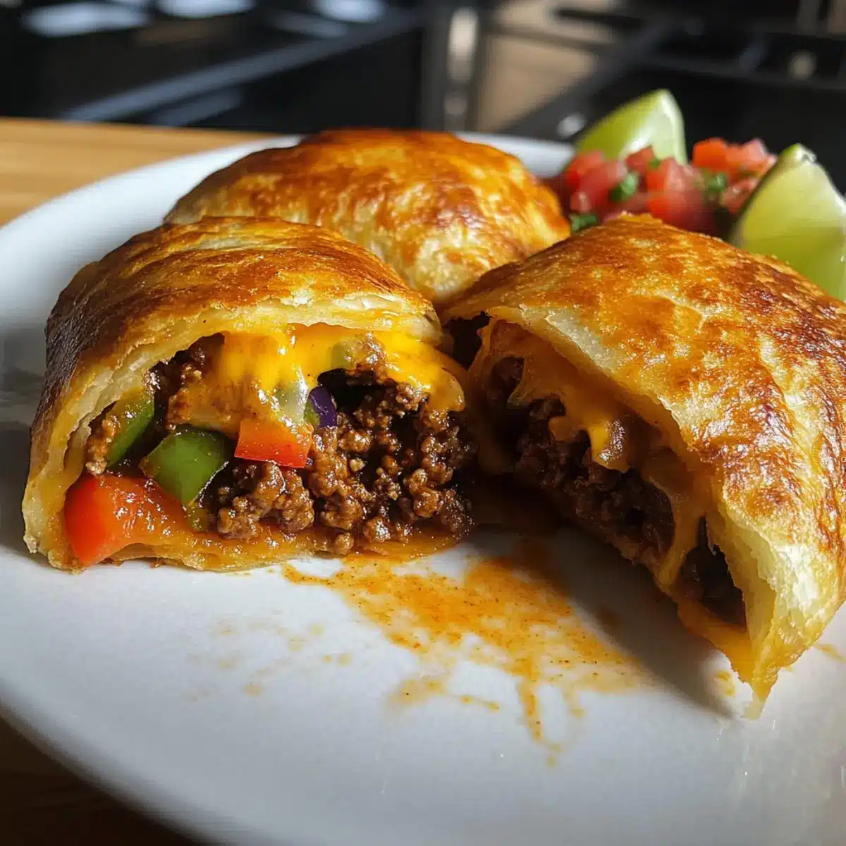 Irresistible Beef Chimichangas