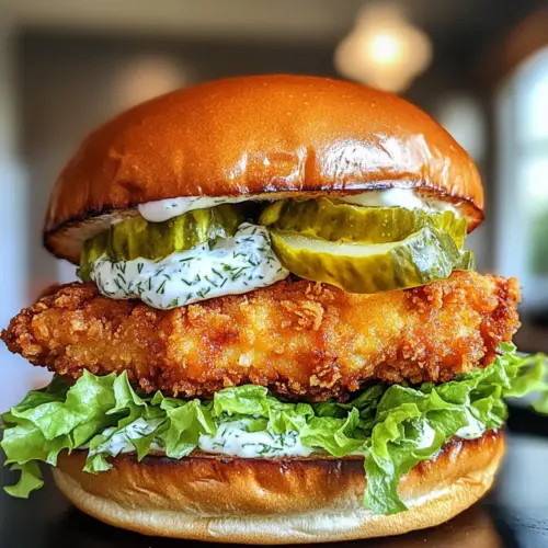 Crispy Dill Chicken Sandwich: A Flavor Explosion Awaits