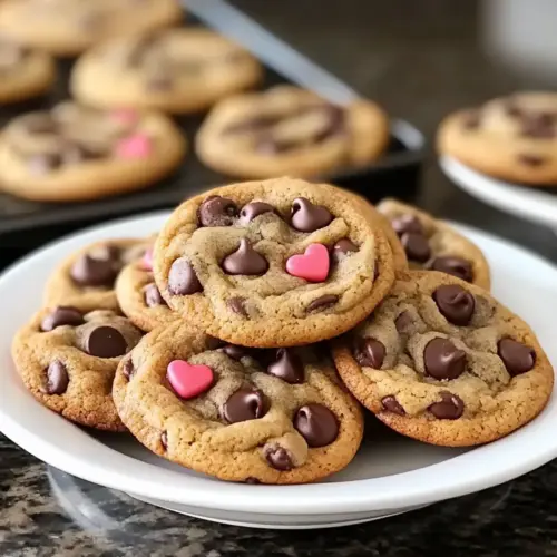 Valentine's Chocolate Chip Cookies