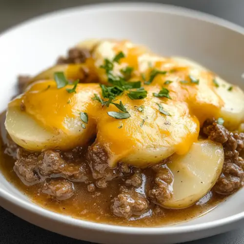 Crockpot Hamburger Potato Casserole Recipe