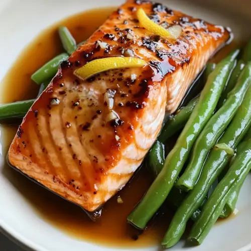 Meal Prep Maple Dijon Salmon With Green Beans