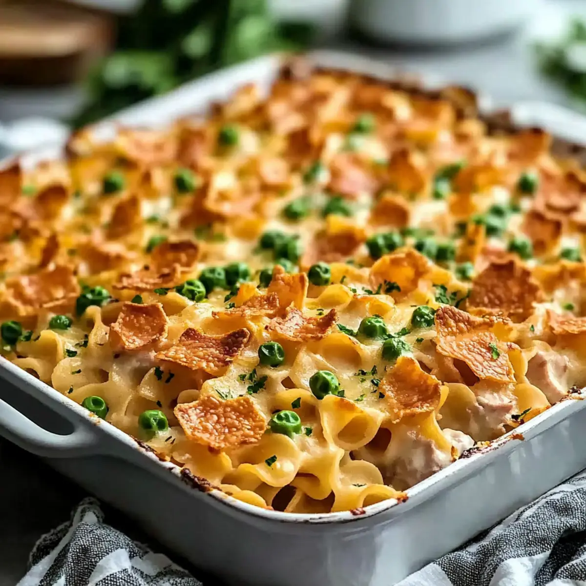 Sheet Pan Tuna Noodle Casserole