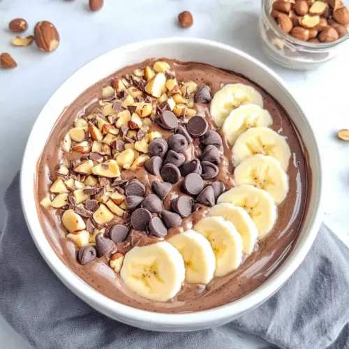 Nutella Smoothie Bowl