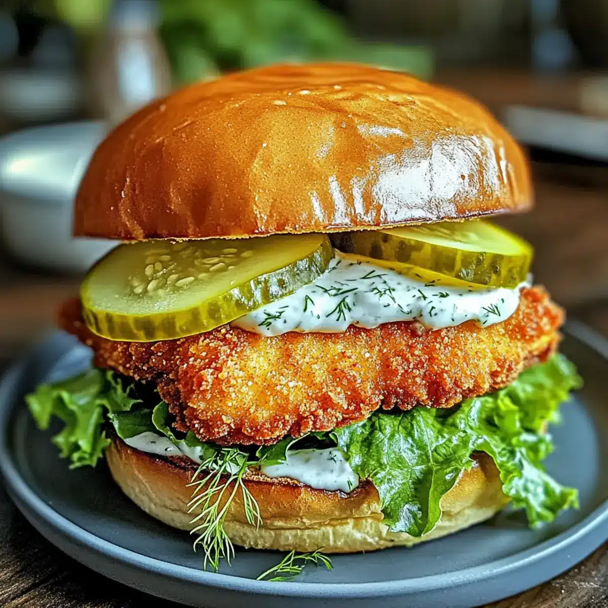 Crispy Dill Chicken Sandwich: A Flavor Explosion Awaits