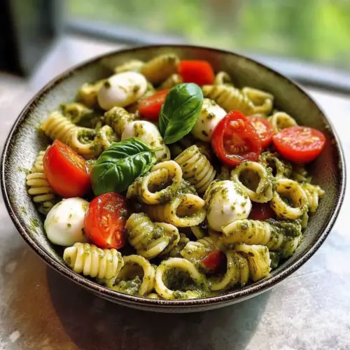 Basil Pesto Pasta Salad
