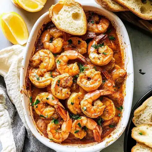 Baked New Orleans BBQ Shrimp
