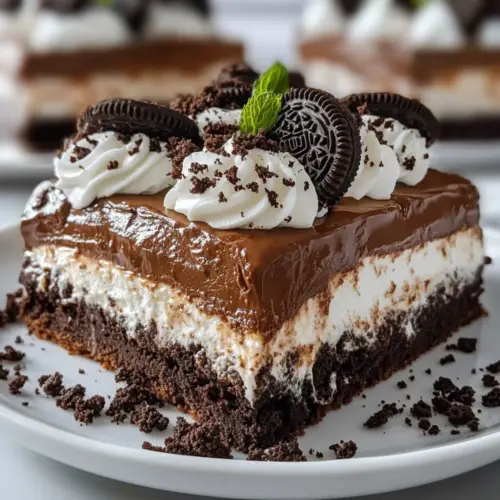 Oreo Lasagna Dessert