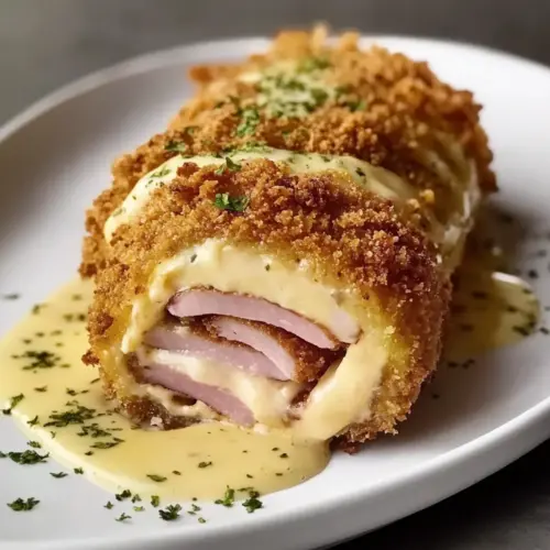 crispy creamy chicken cordon bleu Recipe