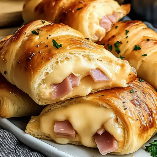 Easy Ham and Cheese Crescent Rolls