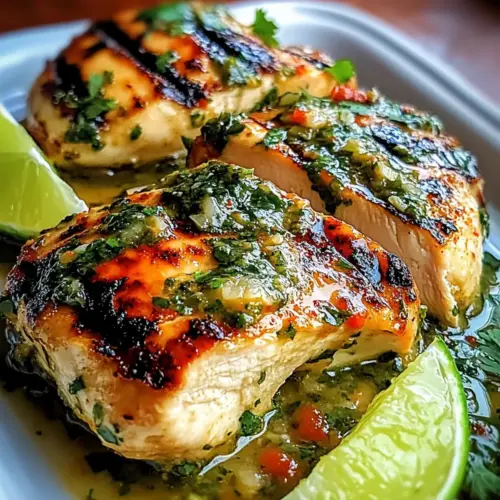 Grilled Salsa Verde Pepper Jack Chicken