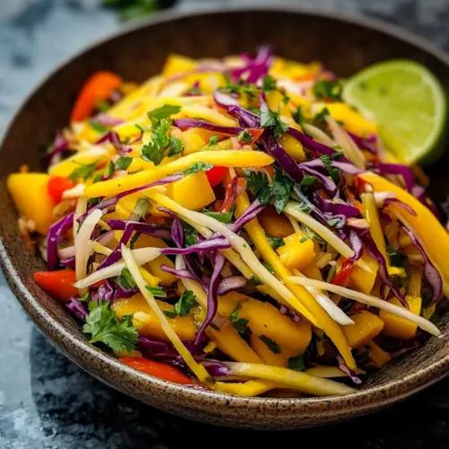 Quick And Easy Mango Slaw: A Fresh Weeknight Favorite