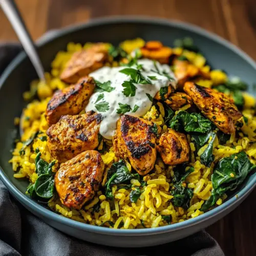 Anti-Inflammatory Turmeric Chicken & Rice