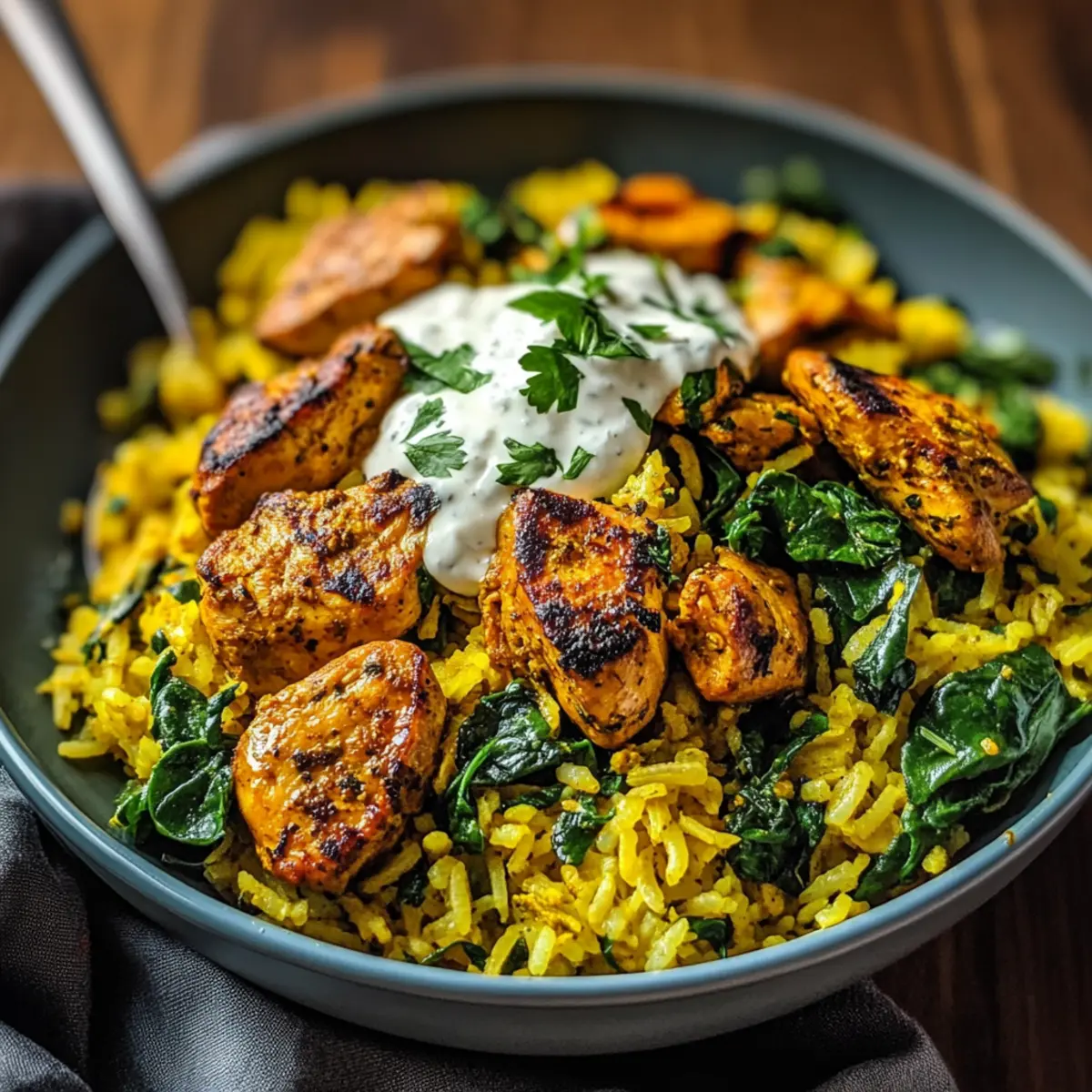 Anti-Inflammatory Turmeric Chicken & Rice